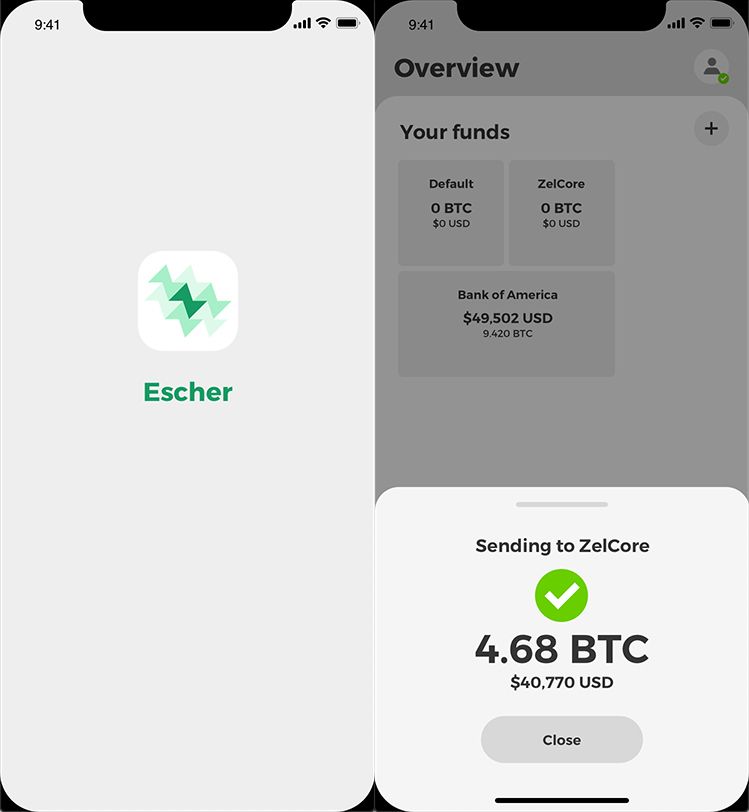 Escher Logo and App design